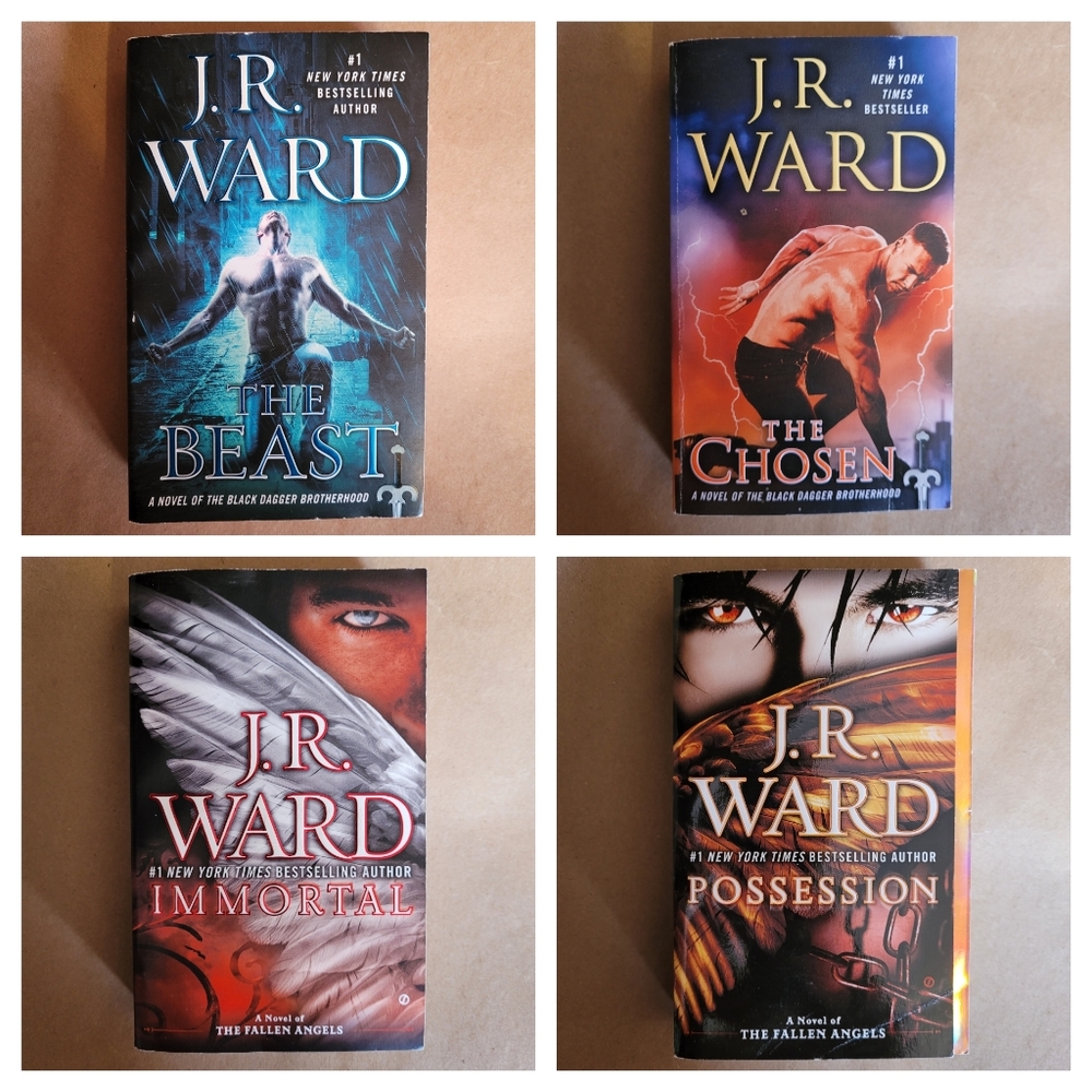 J.R. Ward / The Beast / Immortal / The Chosen / Possession / 4 books 📚 👌
